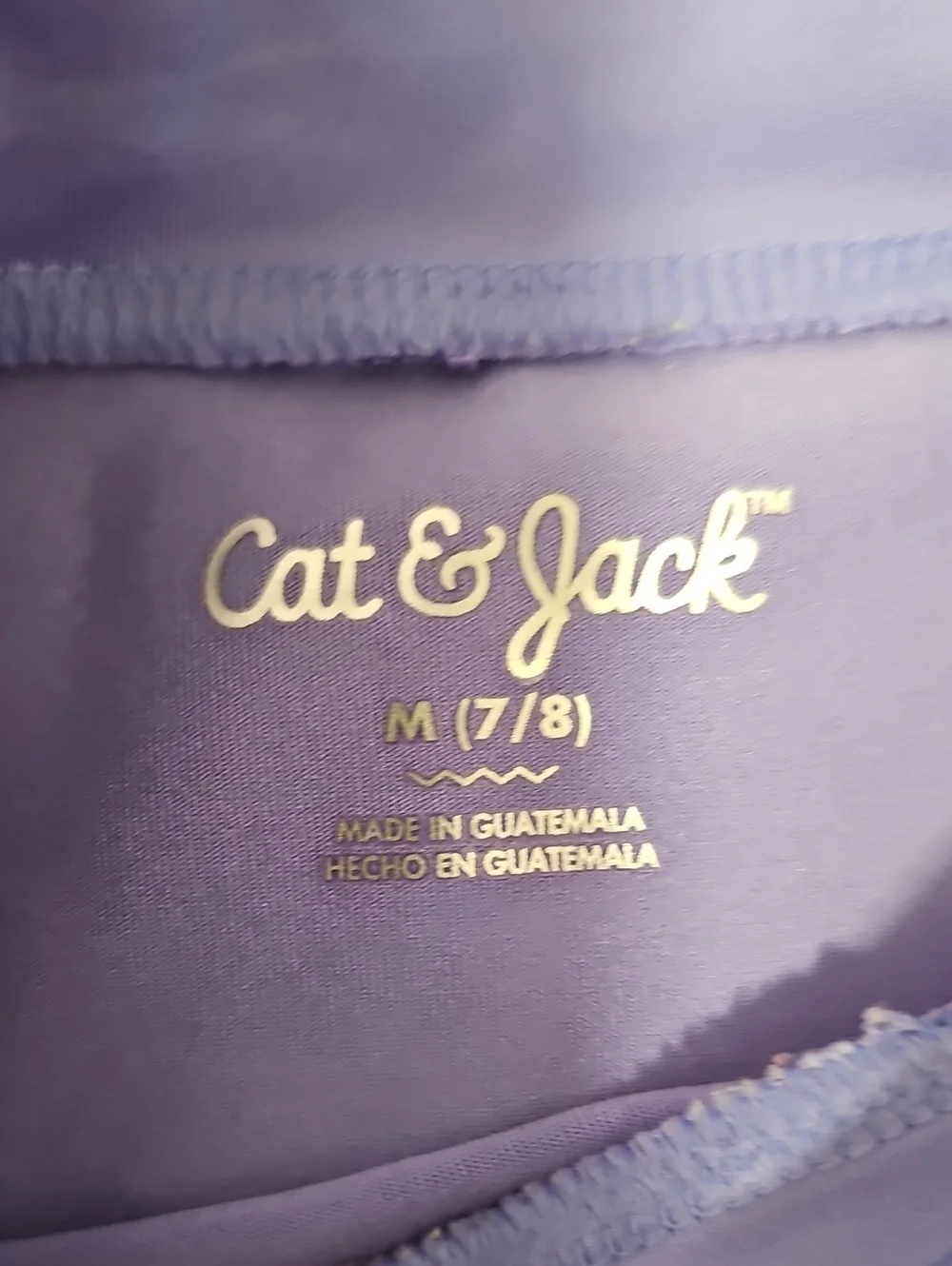 Betsey Johnson/Cat & Jack Long-Sleeved Rashguards Purple/Pink Size Girls M